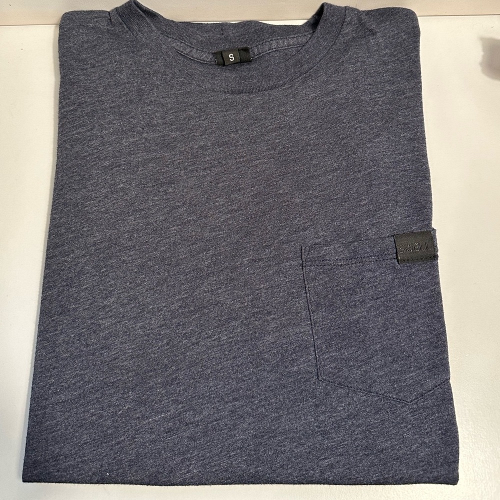 Swell Navy Blue Short Sleeve Shirt